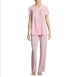 NWT Lisscome PolyTricot Short Sleeve Pajama Set
